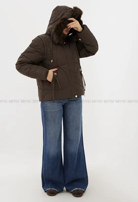 کاپشن وارداتی پافر شو پشم شیشه کد1004855