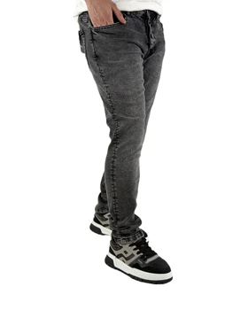 شلوار جین مردانه اسلیم فیت رنگ زغالی ronak dsquared