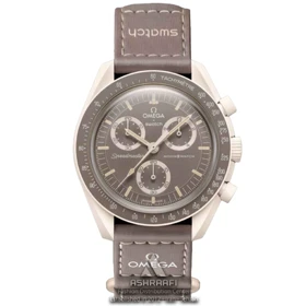 ساعت امگا سواچ خاکی Omega x Swatch Speedmaster DES-M