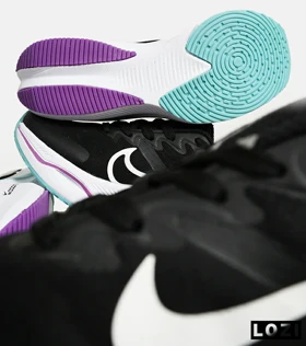 کفش کتانی مردانه و زنانه مشکی سفید NIKE zoom x smiley