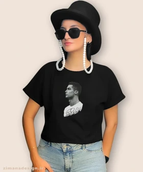 کراپ زنانه طرح کریستیانو رونالدو کد 960