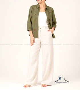 شومیز سدری گلدوزی BERSHKA