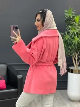 پالتو جلو باز کمردار