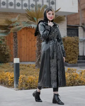 پالتو بلند زمستانی مدل یاسمین