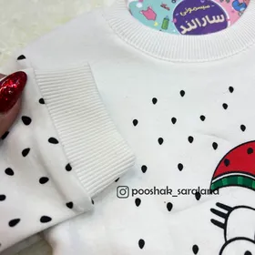 ست بلوز و شلوار یلدایی نوزاد طرح پرنده