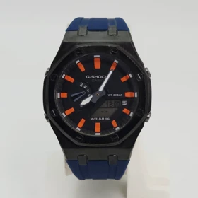 ساعت مچی اسپرت جیشاک کاسیو G-Shock Casio GMA 2100 های کپی مسترکوالیتی (بند سورمه‌ای قاب مشکی)