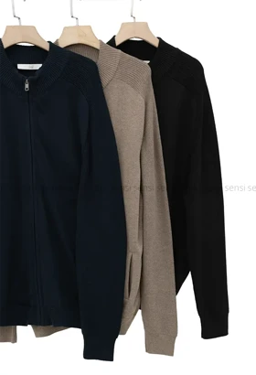 سویشرت بافت جلو زیپ کد20000039