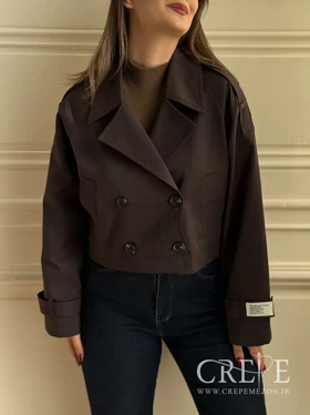 بارانی کراپ چهار دکمه