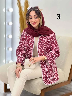 مانتو طرح دار ترلان