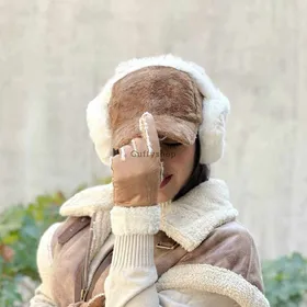 ست گوشگیر و دستکش طرح ugg