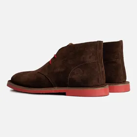 سافاری گلی قرمز جیر دور قرمز - Safari Veldskoen C Design After Rain/Red S Red Line