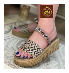 صندل کنفی دور مچی دوحالته لژدار زنانه F 38