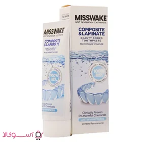 خمیر دندان میسویک مناسب دندان های کامپوزیت و لمینت شده حجم 75 میل