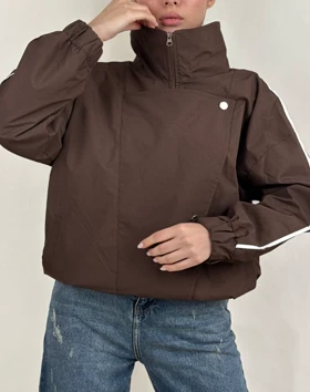 بامبر مغزی دوزی یقه ایستاده