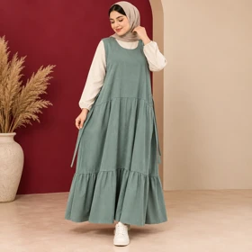 سارافون بلند چین‌دار مدل ماهورا کد 6071