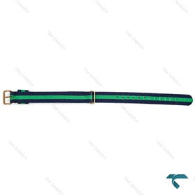 بند برزنتی دنیل ولینگتون زنانه سبز سرمه ای رز DW-Strap-8164-L