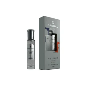 عطر جیبی مردانه صندل مدل آلور اسپرت SANDAL حجم 25 میل