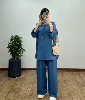 ست مانتو و شلوار ویوات 5