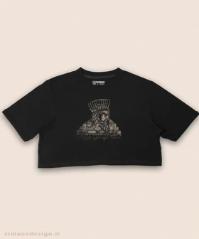 کراپ زنانه اصیل ایرانی طرح داریوش بزرگ کد 1010