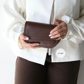 کیف زنانه دوشی مدل ملارا (قهوه ای)