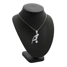 آویز مادرم ، بچه و زنجیر نقره روز مادر نقره 925