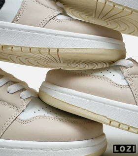 کفش کتانی مردانه سفید کرم نایک NIKE jordan 1