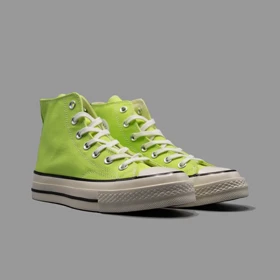 کانورس 1970 سبز لیمویی ساق‌دار Converse 1970s Lime Green Hightop