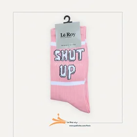 جوراب اسپرت ساق بلند Shut up نخ پنبه برند Le Roy