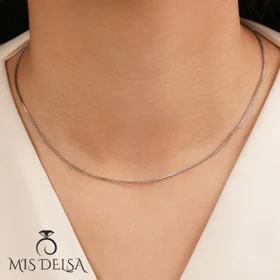 زنجیر ونزی ژوپینگ سفید 45 سانت 0.8 میل