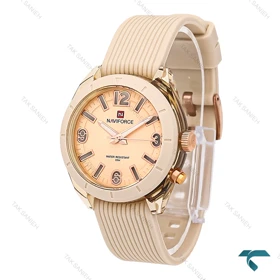 ساعت دخترانه نیوی فورس NF7103 کرمی NaviForce-6979-L