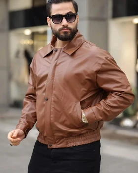 ژاکت بهاری چرمی