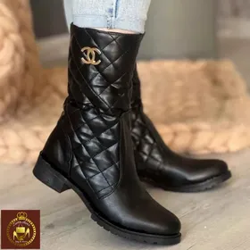 بوت زنانه بغل زیپ شنل