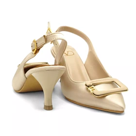 کفش مجلسی زنانه پاشنه‌دار 5 سانت مدل 400937 _ sandal valentino