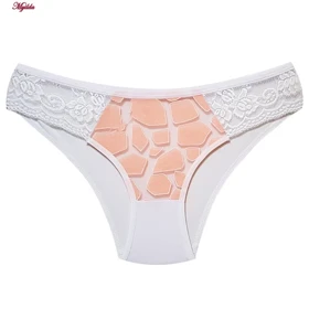 ست شورت و سوتین زنانه پانیذ مدل فنردار موزاییکی نارنجی کد 9036-10
