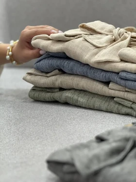 مانتو کفتان لینن کنفی زارا