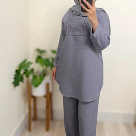 تونیک و شلوار شانتون