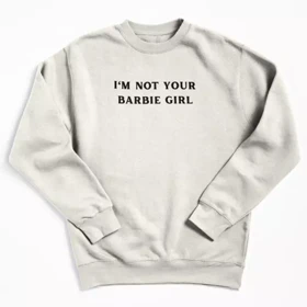 دورس باربی | دورس barbie طرح i´m not your Barbie رنگ سفید و مشکی کد 141881