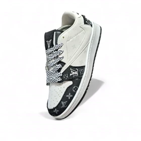 کتانی نایک ترویس طرح لی سفید مشکی