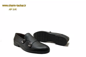 کالج دو سگک مردانه تمام چرم طبیعی