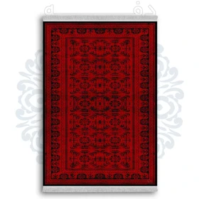 فرشینه از جنس پارچه هازان مخمل ترک طرح سنتی و مدرن برند دفه کد DDSS9