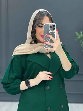 مانتو آستین ژیله دار