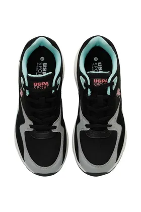 کفش اسپورت آناتومیک روزانه آناتومیک U.S.POLO ASSN.HUSKY 4FX BLACK PINK COMFORT POLO24BYHUSKY
