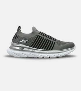 کفش کتانی طبی ورزشی خاکستری SKECHERS GHOST