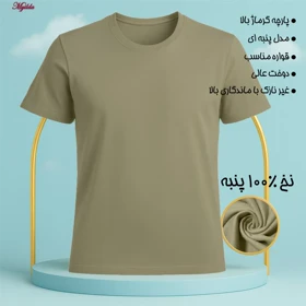 تیشرت آستین کوتاه مردانه ماییلدا مدل پنبه‌ای کد 5296