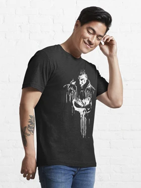 تیشرت طرح سریال پانیشر Château franc T-shirt essentiel