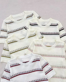 بلوز بافت بوکله کد 5375