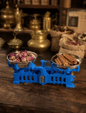 ترازو دکوری چوبی قدیمی