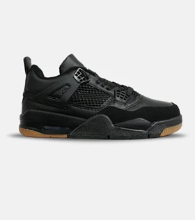 کتانی ساق‌دار زنانه و مردانه مشکی کرم Nike air jordan 4