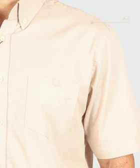 پیراهن مردانه آستین کوتاه و تک جیب 1009