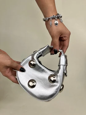 کیف زنانه سکه ای مینی بگ مچی کد 1708 دختر طهرونی (نقره)